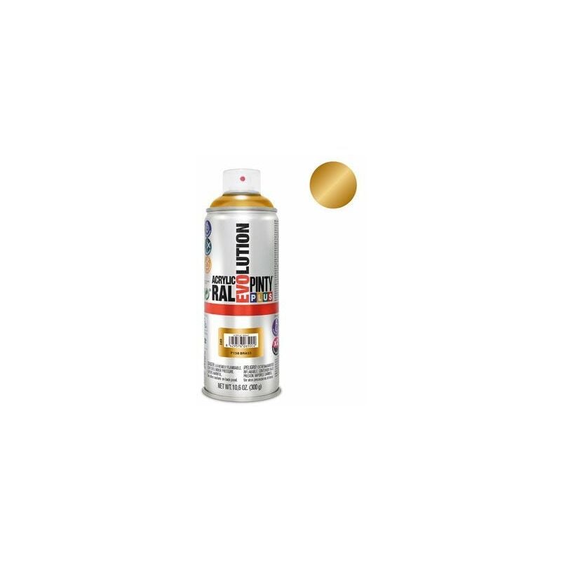 foto del prodotto vernice spray pintyplus evolution ottone brillante 520cc p158
