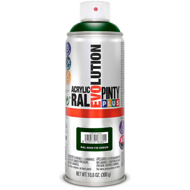 foto del prodotto vernice spray pintyplus evolution ral 6009 400 ml fir green
