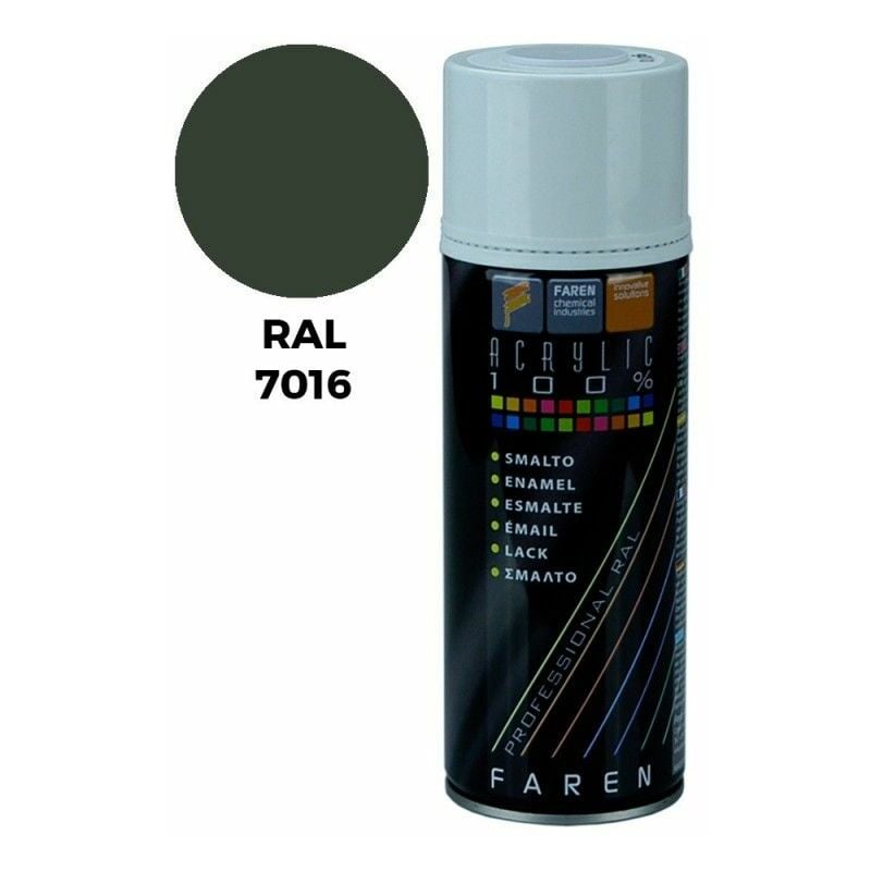 foto del prodotto vernice spray pintyplus evolution ral 7016 400 ml antracite