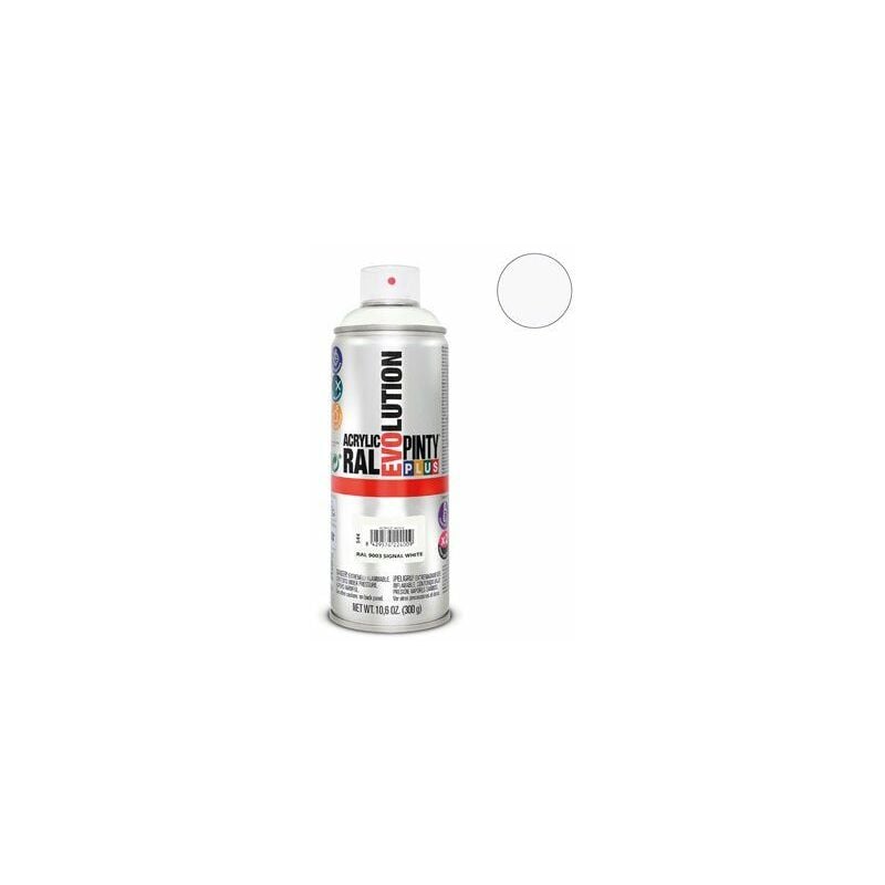 foto del prodotto vernice spray pintyplus evolution ral 9003 bianco puro segnale 520cc