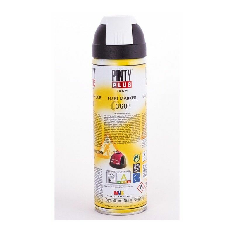foto del prodotto vernice spray pintyplus tech marker 360 bianco 650cc t101
