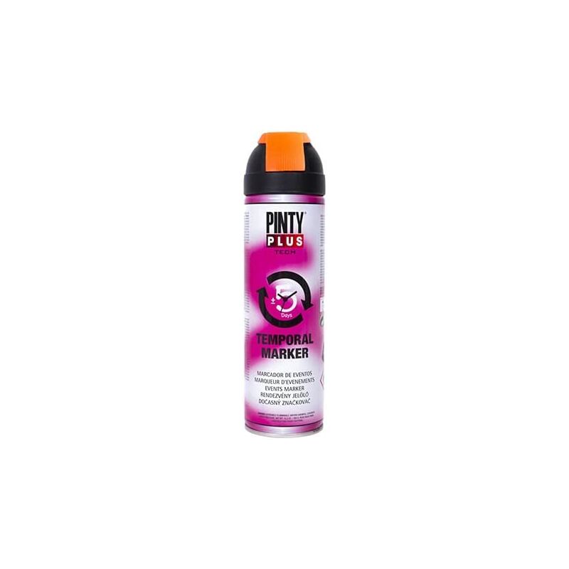 foto del prodotto vernice spray pintyplus tech marker events 650 cc arancio t143