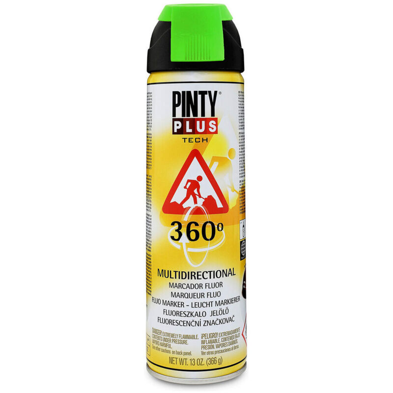 foto del prodotto vernice spray pintyplus tech t136 360 verde 500 ml