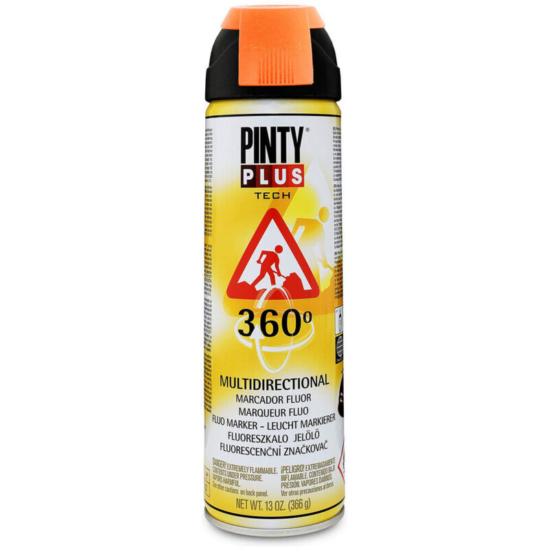 foto del prodotto vernice spray pintyplus tech t143 360 arancio 500 ml