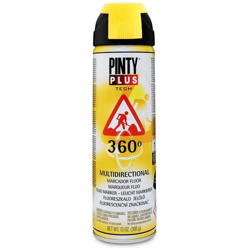 foto del prodotto vernice spray pintyplus tech t146 360 giallo 500 ml