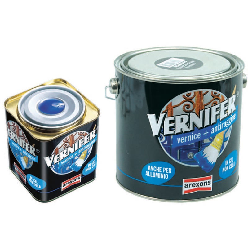 foto del prodotto vernifer vernice antiruggine in gel antracite antichizzato 4888 ml.750