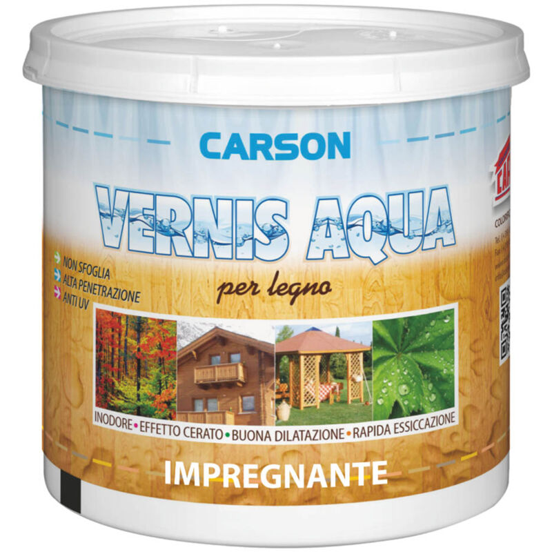 foto del prodotto vernis aqua impregnante all acqua per legno anti uv 550 incolore 2,5 lt carson