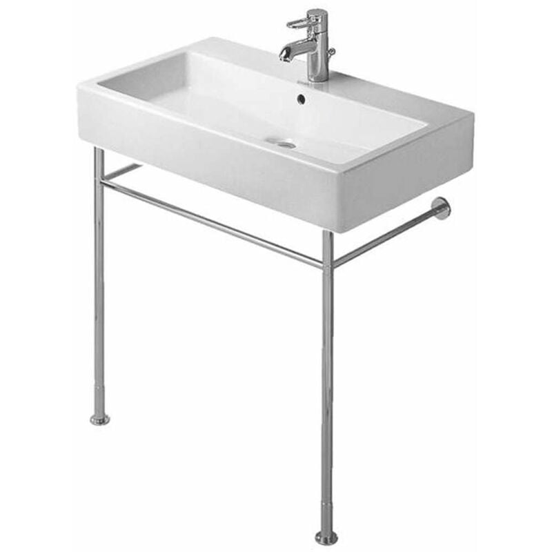 foto del prodotto vero telaio di supporto in metallo per lavabo, cromo 0030751000 duravit