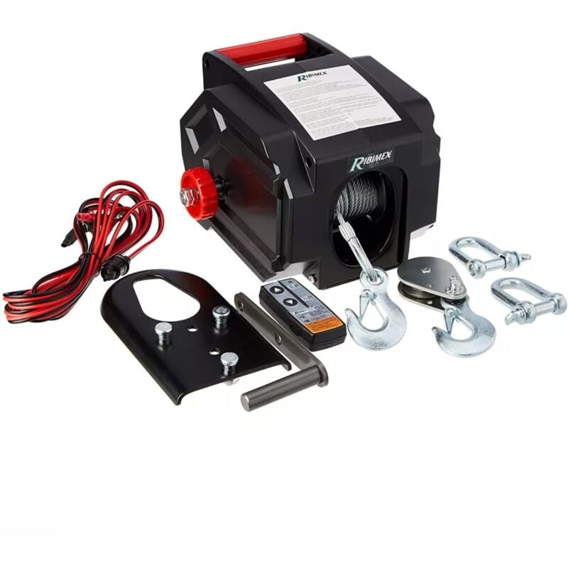 foto del prodotto verricello elettrico 12v con telecomando portata 5000kg ribimex pe12v t1
