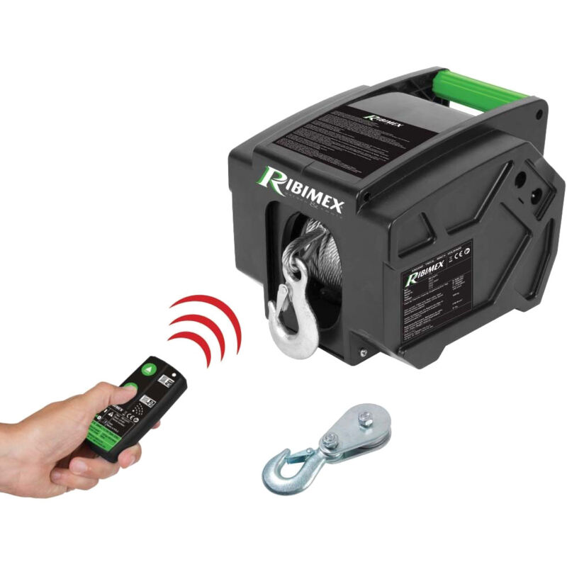 foto del prodotto verricello elettrico telecomandato ribitech pe12v t