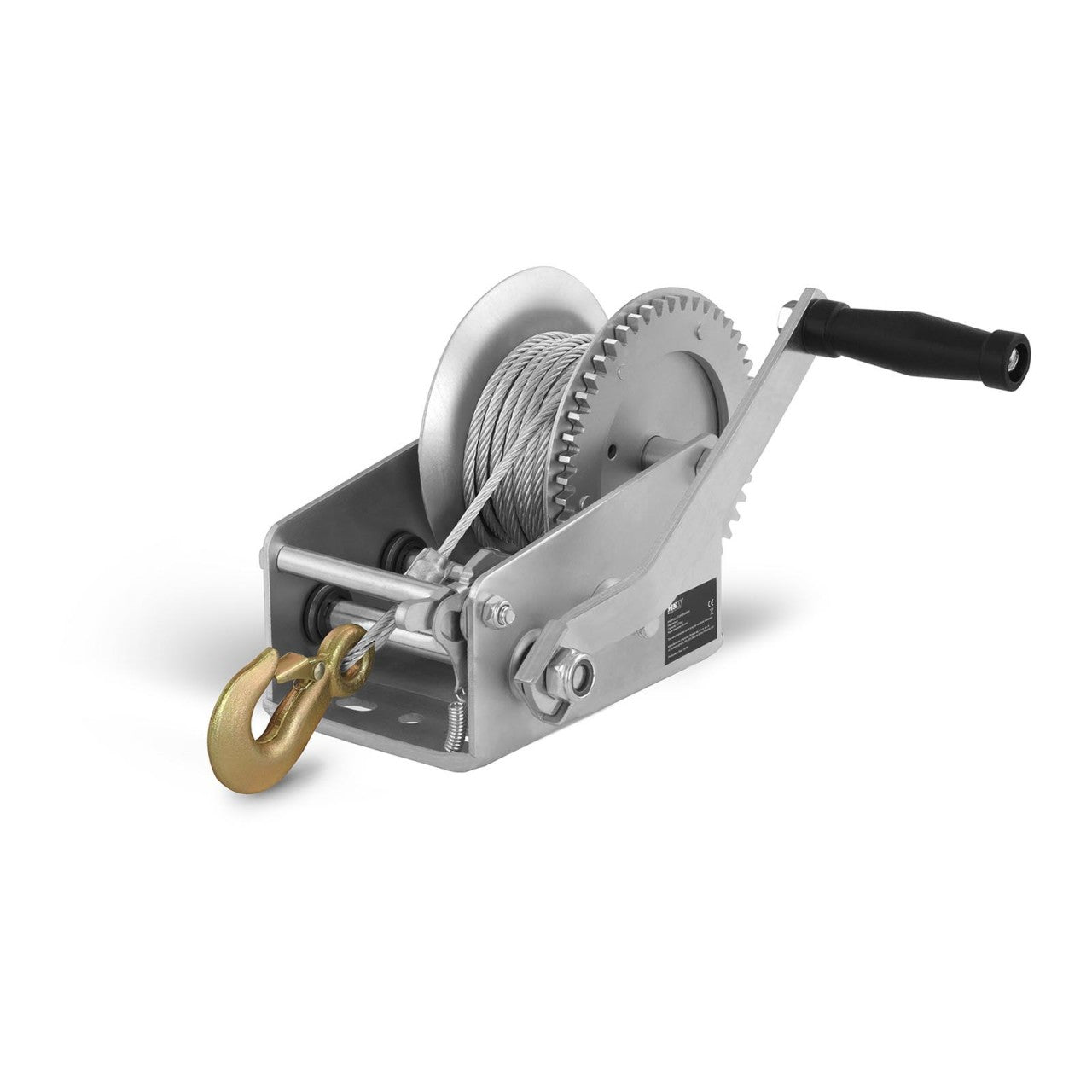 foto del prodotto verricello manuale 1.130 kg lunghezza cavo 10 m manovella a cricchetto 14 0003875