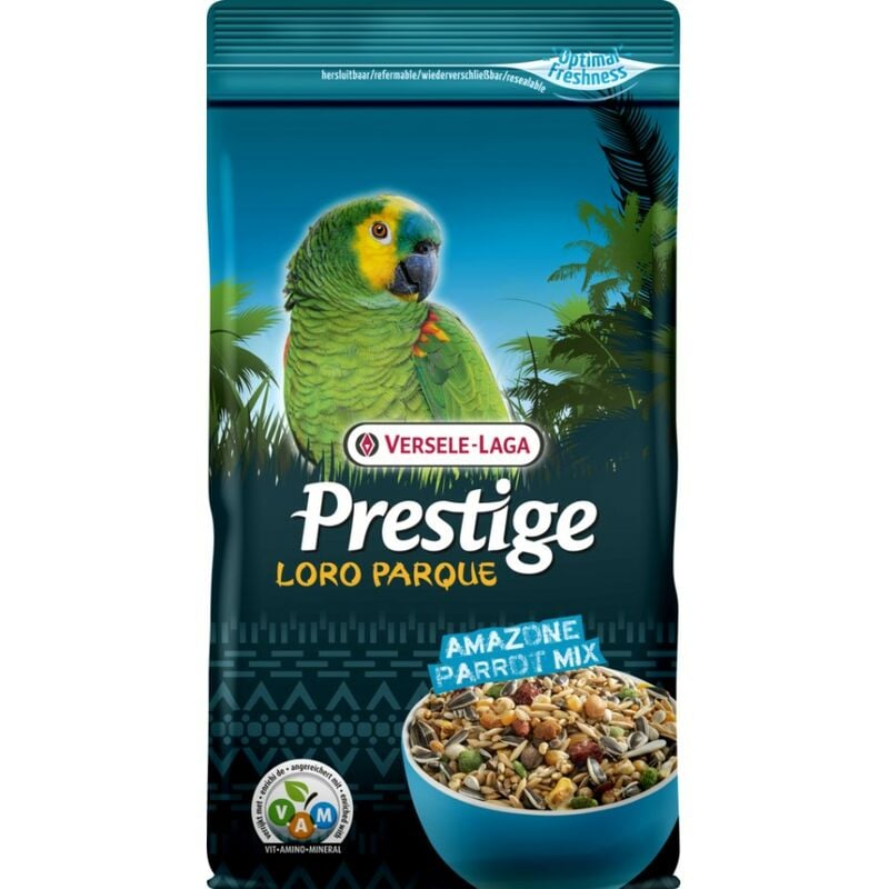 foto del prodotto versele laga amazone parrot loro parque mix 1kg di cibo per pappagalli amazzonici