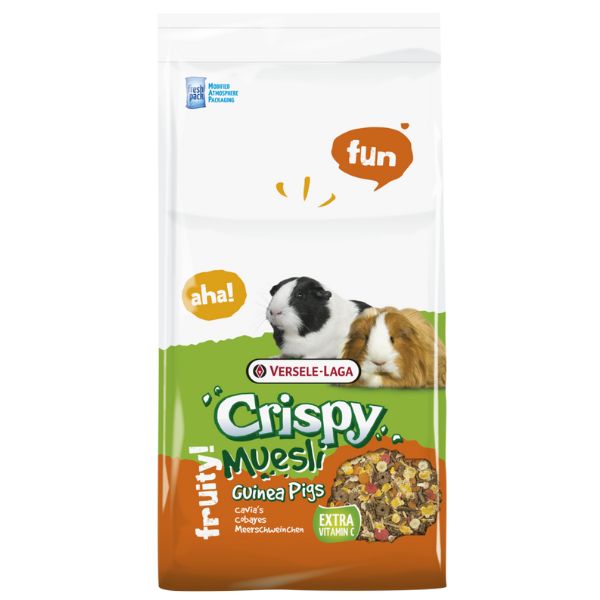 foto del prodotto versele laga crispy muesli guinea pigs per porcellini d india 1 kg mangime per conigli 1 ordine scegli lo sconto bzr5 bzr20 200 punti fedelt 