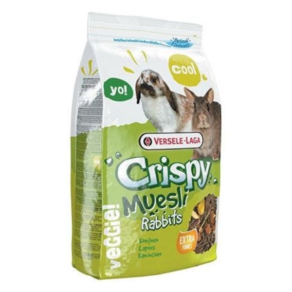 foto del prodotto versele laga crispy muesli per conigli nani 2,75 kg mangime per conigli 1 ordine scegli lo sconto bzr5 bzr20 200 punti fedelt 