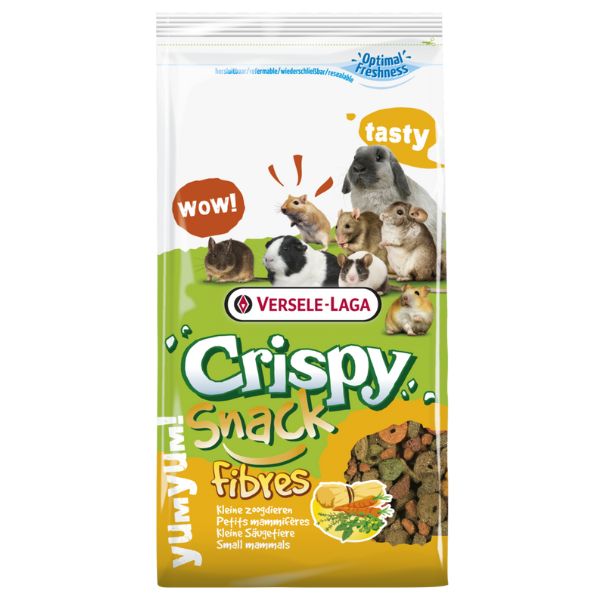 foto del prodotto versele laga crispy snack fibres 650 gr mangime per conigli 1 ordine scegli lo sconto bzr5 bzr20 200 punti fedelt 
