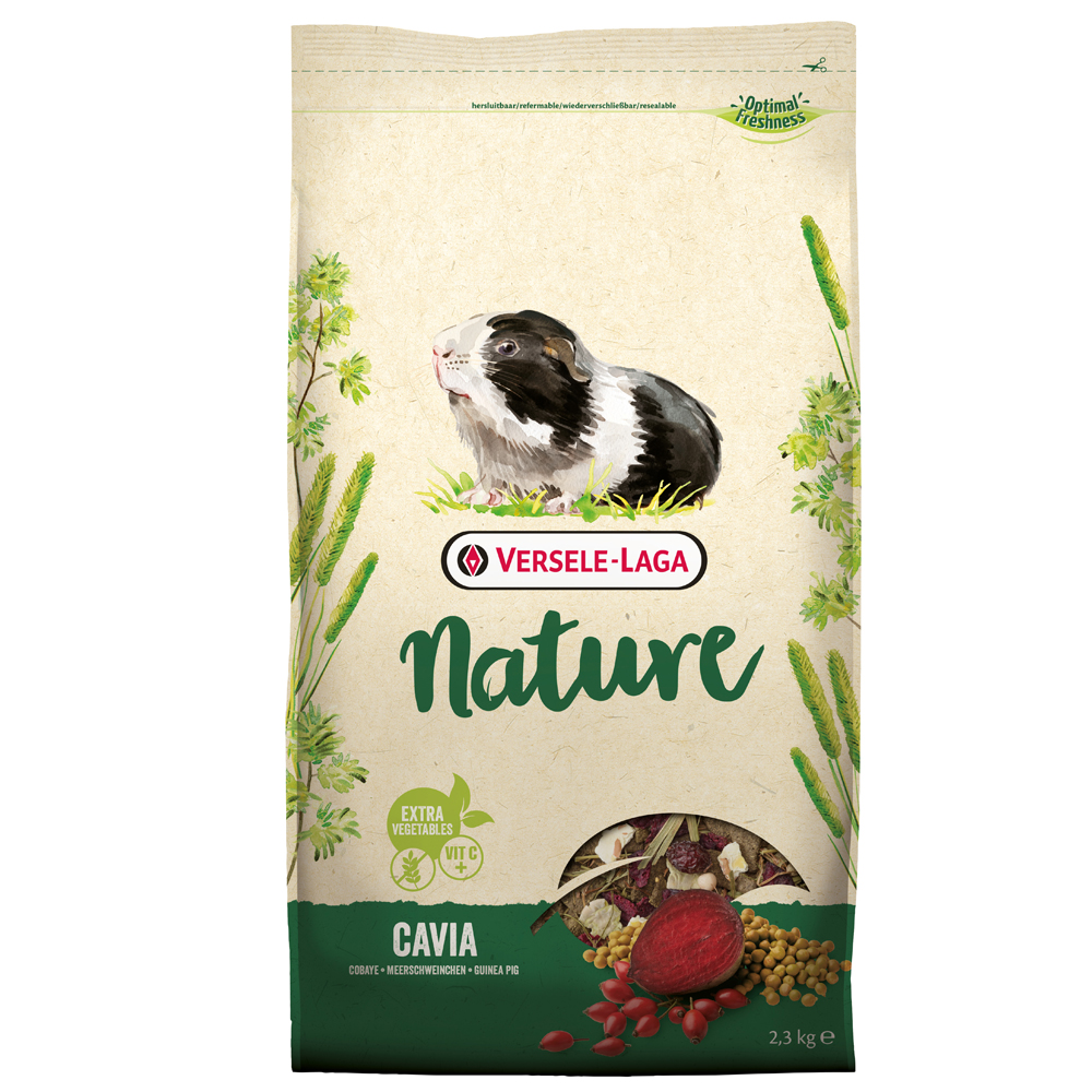foto del prodotto versele laga nature cavia mangime per porcellini d india 2,3 kg