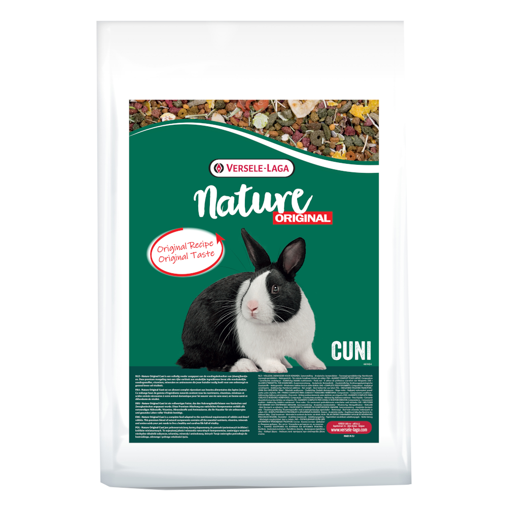 foto del prodotto versele laga nature original cuni mangime per conigli 9 kg