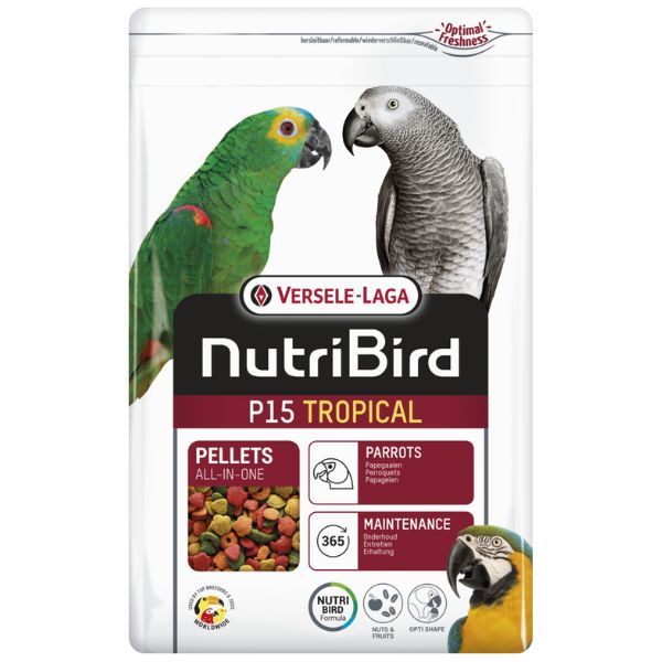 foto del prodotto versele laga nutribird p15 tropical mantenimento 1 kg mangime per uccelli 1 ordine scegli lo sconto bzr5 bzr20 200 punti fedelt 