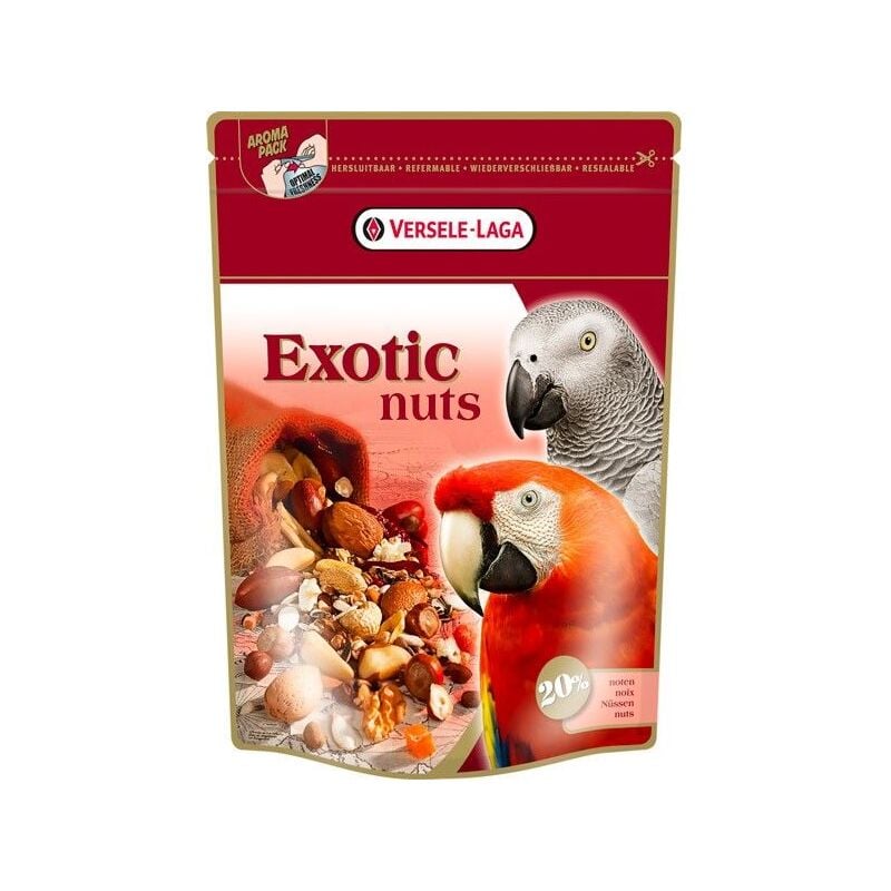 foto del prodotto versele laga pappagalli exotic nuts 750gr