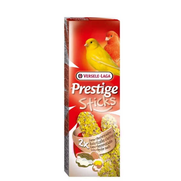 foto del prodotto versele laga prestige stick canarini uova e scaglie d ostrica 1 ordine scegli lo sconto bzr5 bzr20 200 punti fedelt 