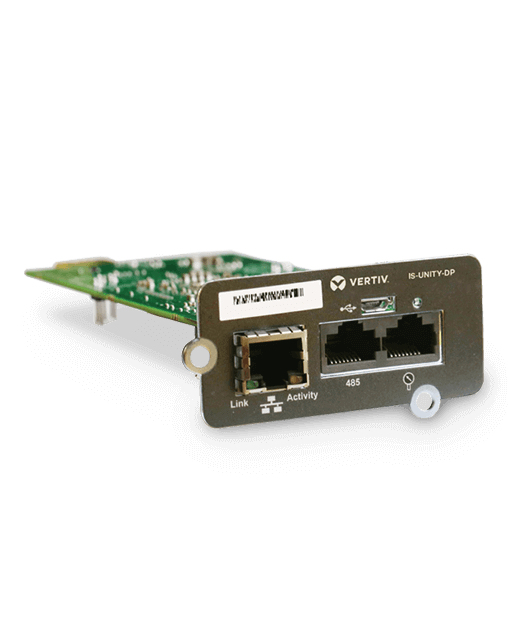 foto del prodotto vertiv liebert is unity snmp scheda di rete e adattatore interno ethernet 100 mbit s