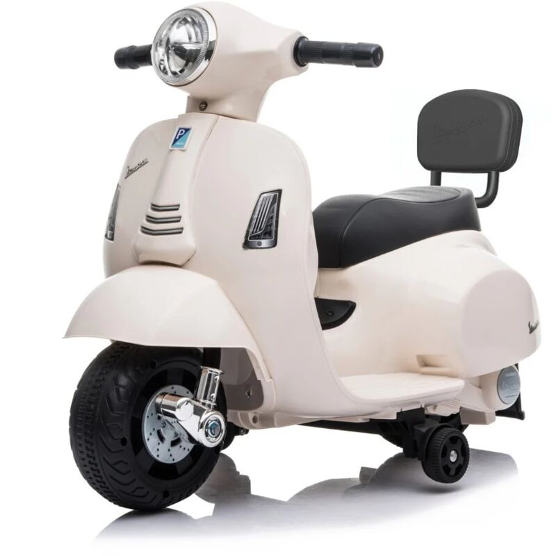 foto del prodotto vespa per bambini gts 6v 1 a 3 anni con corno bianco