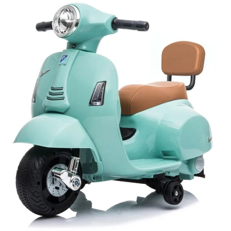 foto del prodotto vespa per bambini gts 6v 1 a 3 anni con corno blu