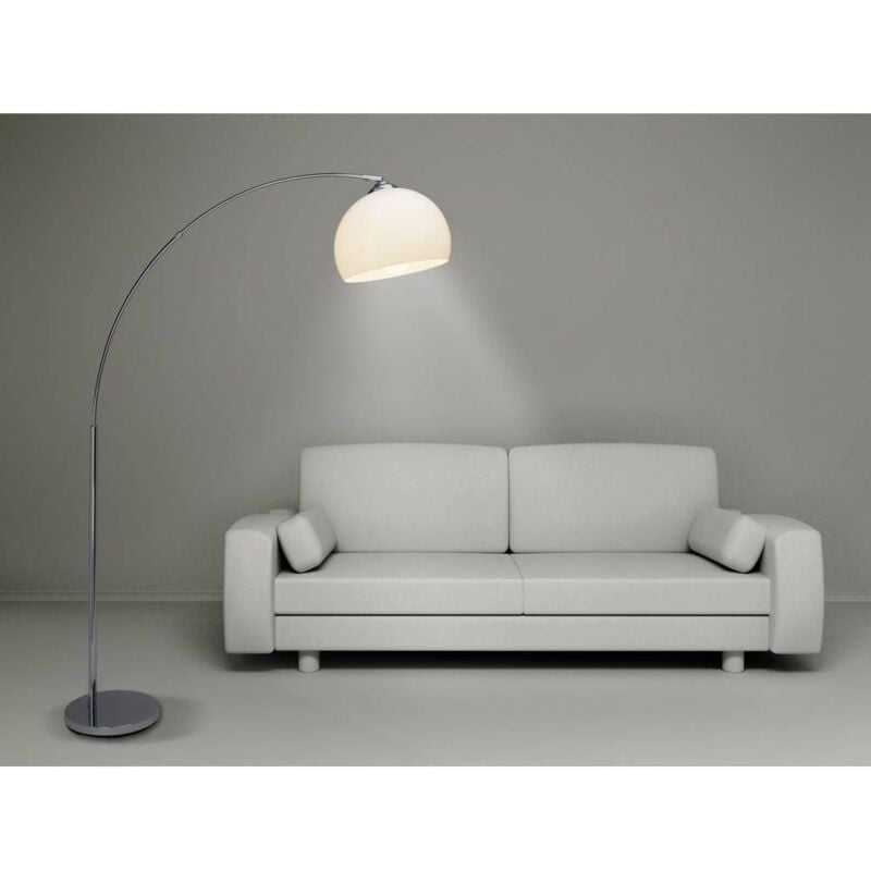 foto del prodotto vessa 92940 75 lampada a stelo e27 60 w cromo, bianco brilliant