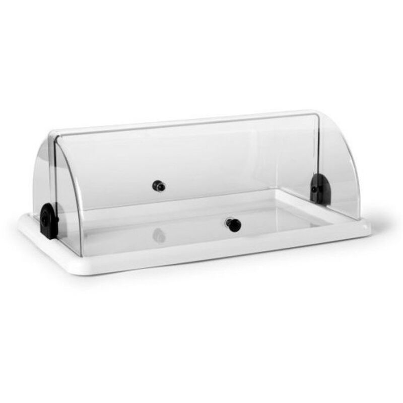 foto del prodotto vetrina espositore da banco bar porta brioche cornetti dolci per gelateria ristorante pub rettangolare cm 50x30 doppia apertura