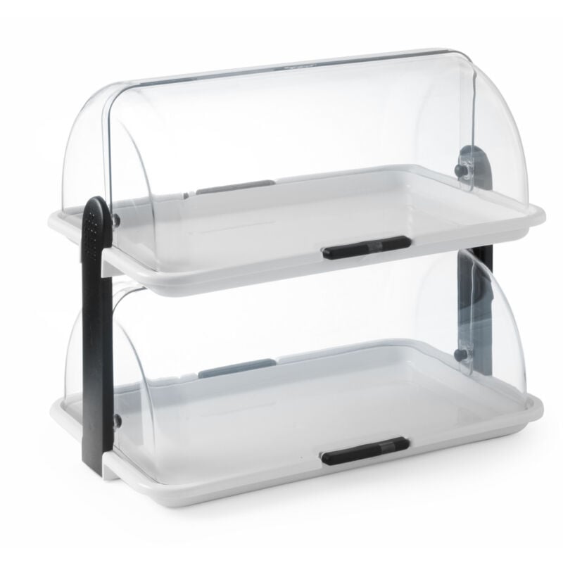foto del prodotto vetrina per alimenti con doppia copertura rolltop hendi 871713