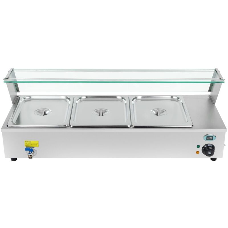 foto del prodotto vetrina professionale elettrica bagnomaria 3 x gn 1 2 1.300 watt 3614108