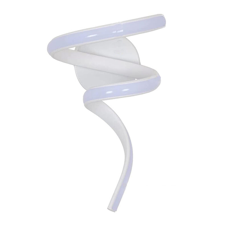 foto del prodotto vetrineinrete applique a led curvo 10 watt lampada da parete stilizzata tre colorazione di luce calda fredda naturale