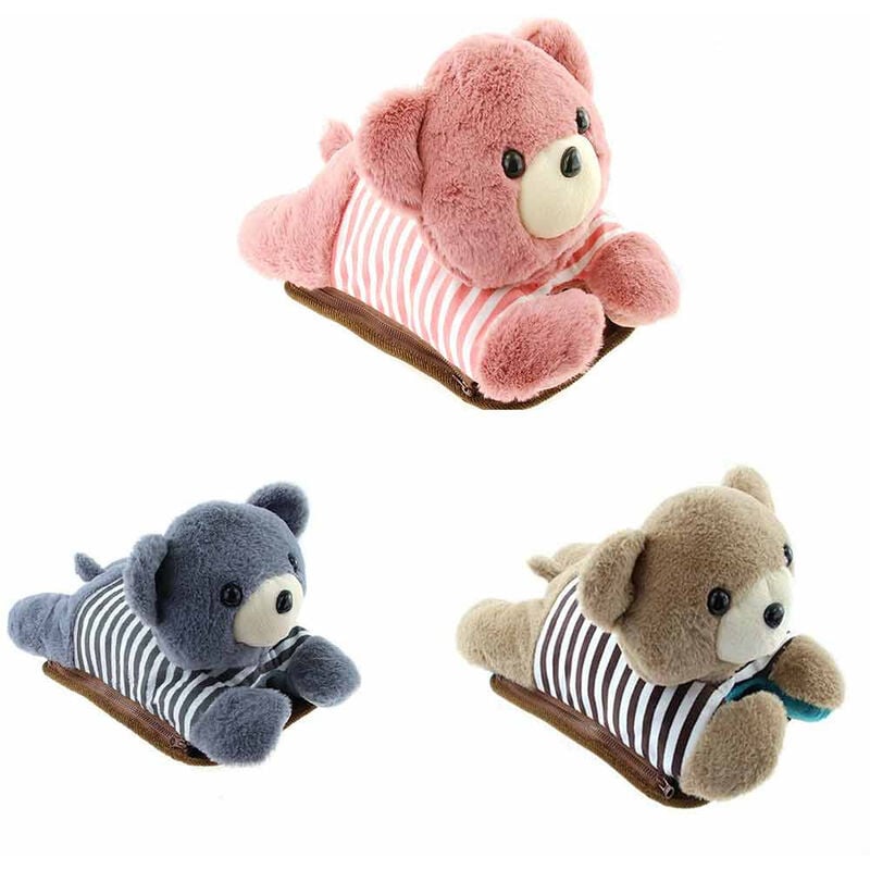foto del prodotto vetrineinrete borsa d acqua calda elettrica scaldamani con tasca scaldino per mani corpo pupazzo peluche 35x19 cm