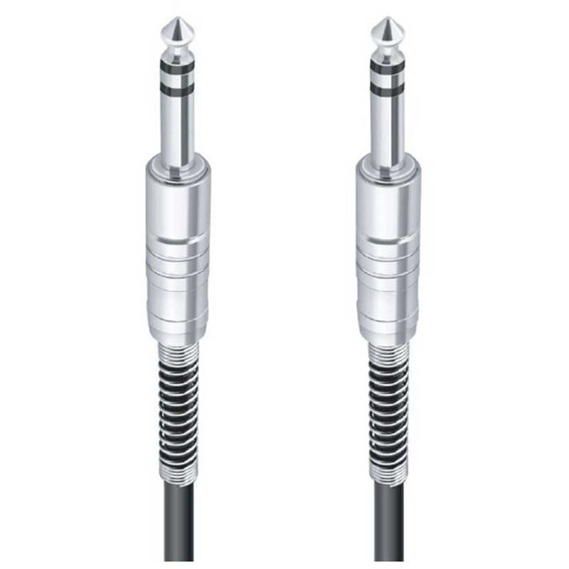 foto del prodotto vetrineinrete cavo audio aux jack 6.5 mm maschio 10 metri per tastiera chitarra basso amplificatore mixer