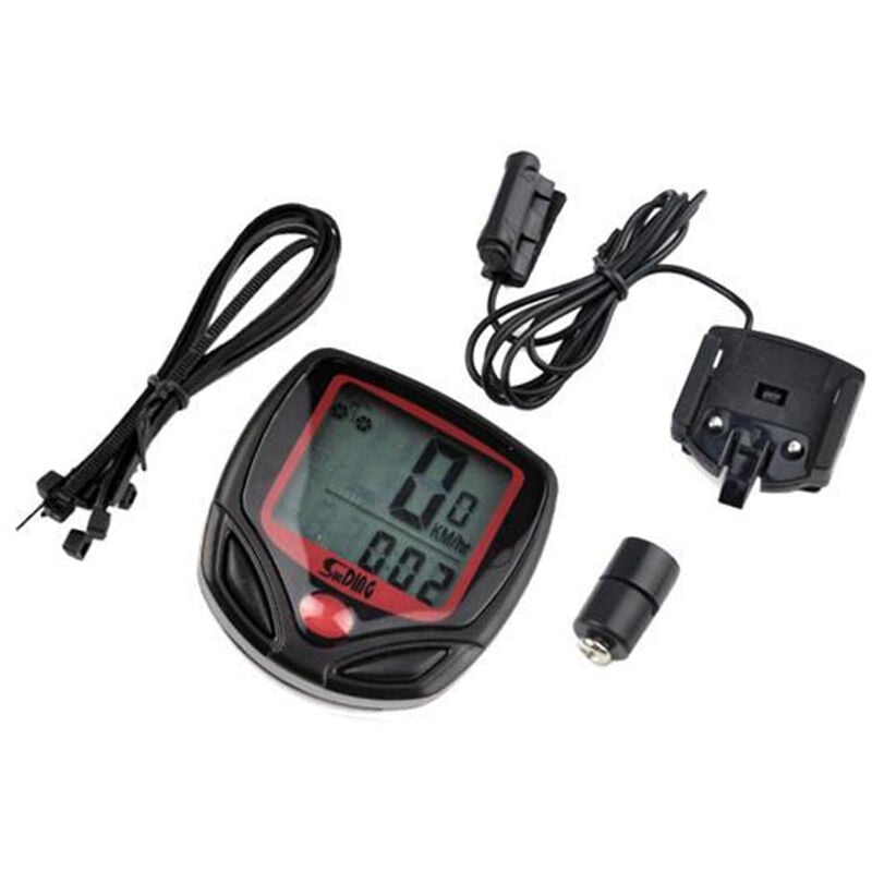 foto del prodotto vetrineinrete computer per bicicletta contachilometri ciclocomputer con velocimetro tachimetro cronometro per bici odometro