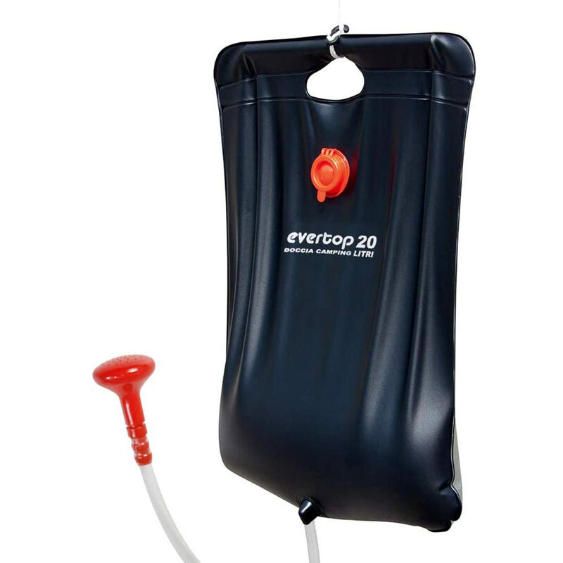 foto del prodotto vetrineinrete doccia da campeggio 20 litri acqua calda doccia solare portatile pvc con doccetta gancio barca