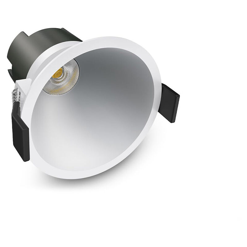 foto del prodotto vetrineinrete faretto led cob tondo da incasso 5 watt effetto scomparsa lampada per controsoffitto cucina soggiorno luce fredda 6000k calda 3000k o