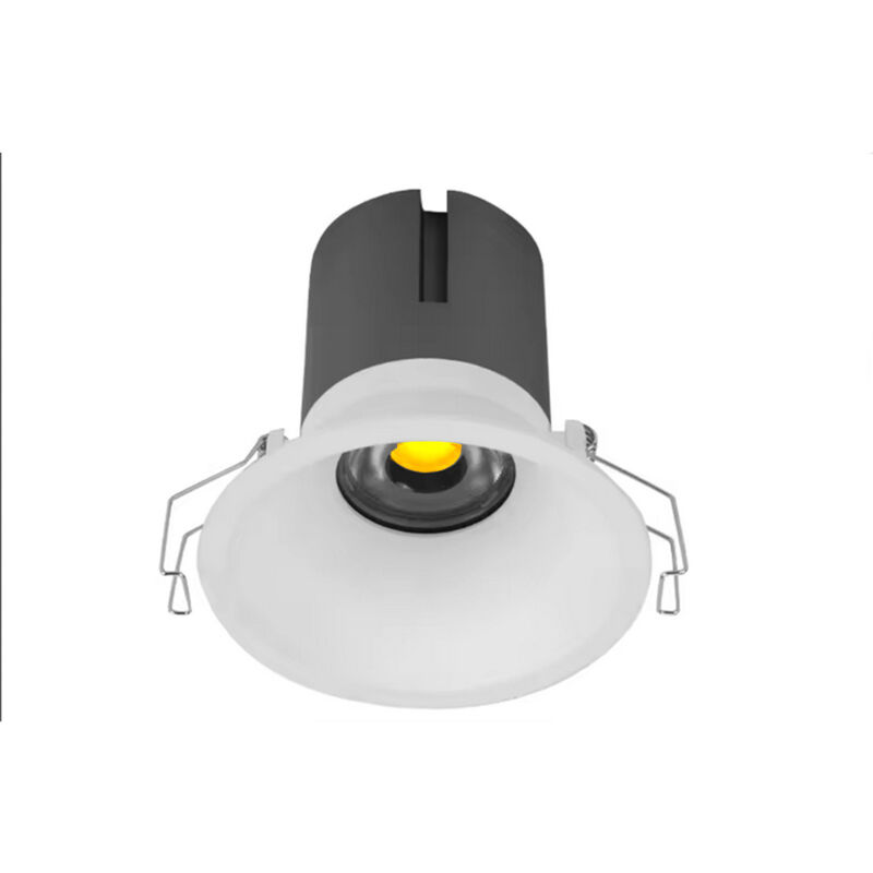 foto del prodotto vetrineinrete faretto led cob tondo da incasso 5 watt effetto scomparsa lampada per controsoffitto cucina soggiorno luce fredda 6000k calda 3000k o
