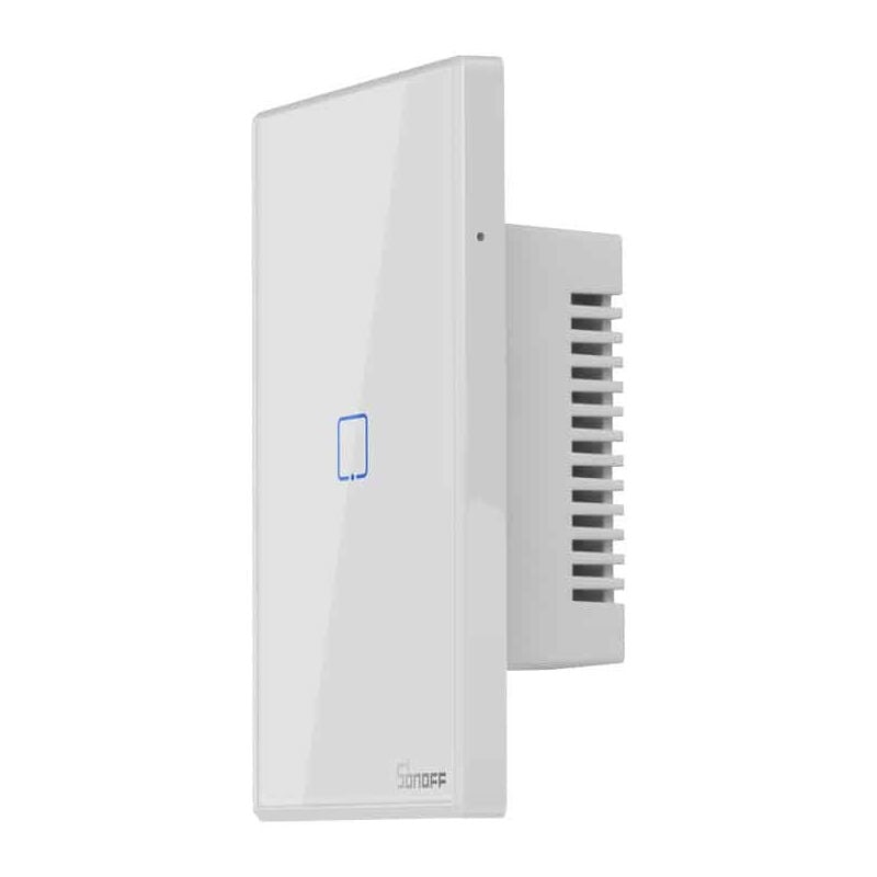 foto del prodotto vetrineinrete interruttore son off smart 1 canale controller da remoto wireless wifi placca touch domotica bianco