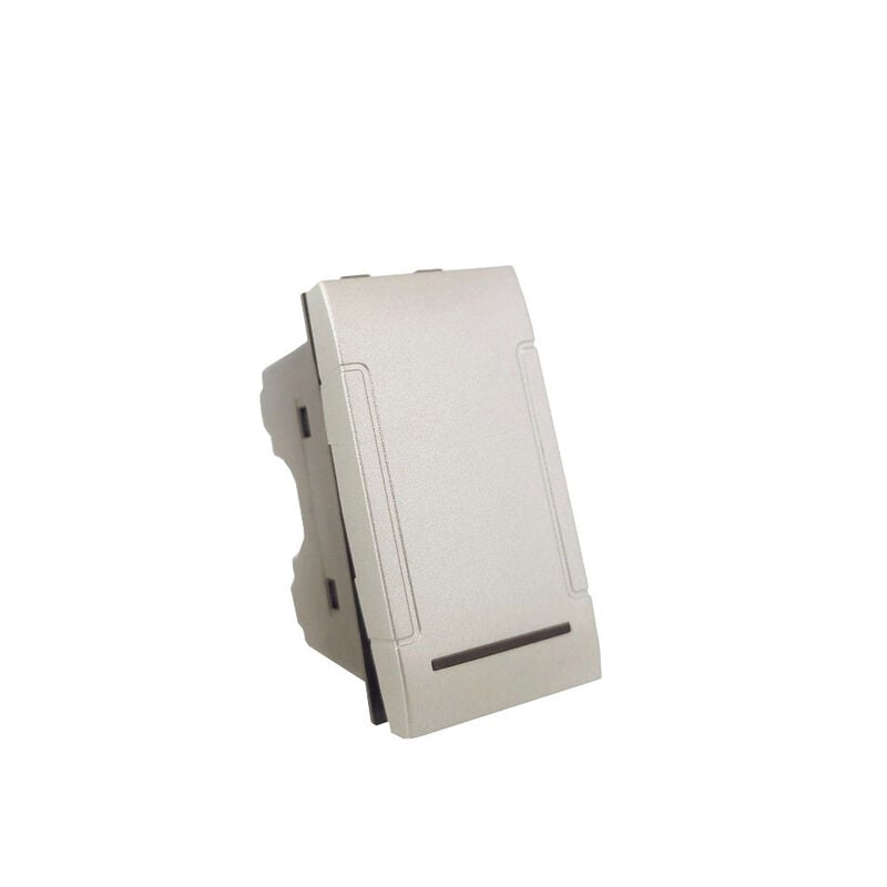 foto del prodotto vetrineinrete invertitore unipolare compatibile con living light international air interruttore pulsante 1p 16a 250v silver