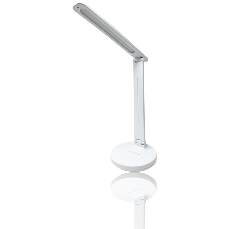 foto del prodotto vetrineinrete - lampada da scrivania 5 watt ricaricabile 3 intensità di luce led usb touch braccio regolabile 180
