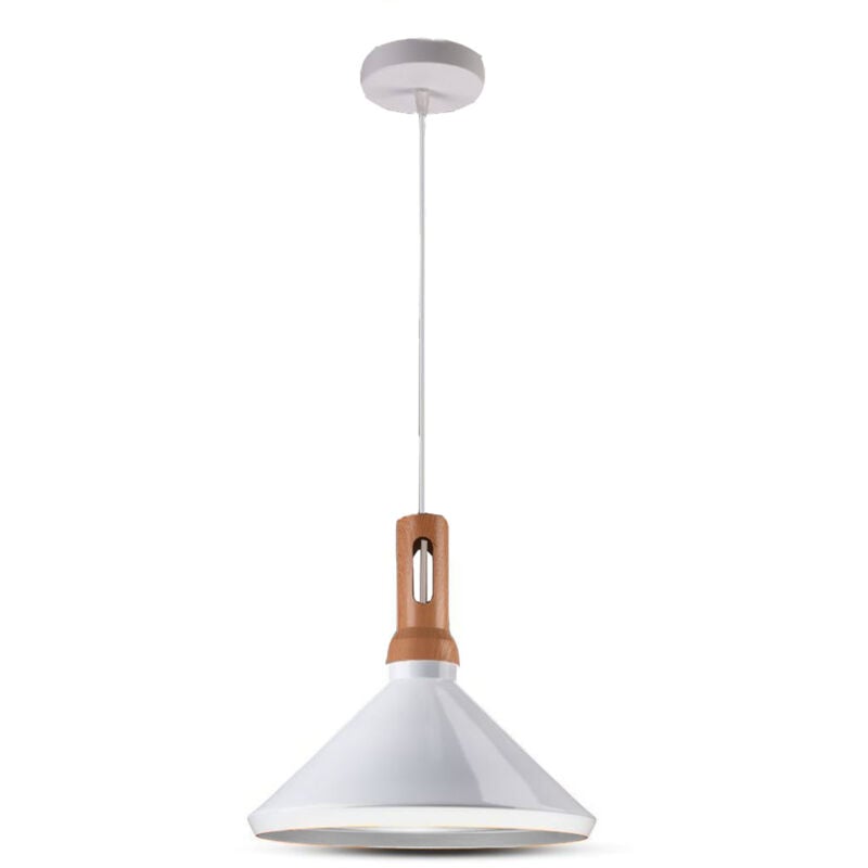 foto del prodotto vetrineinrete lampadario a sospensione stile industriale lampada pendente attacco e27 luce tavolo cucina di colore nero o bianco