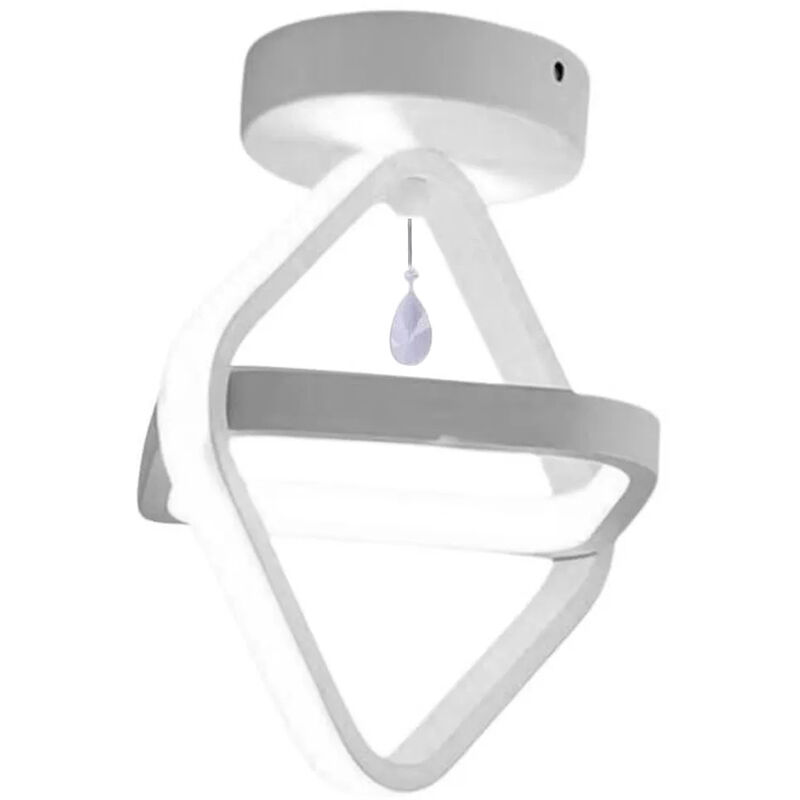 foto del prodotto vetrineinrete lampadario led moderno 25 watt forma rombo plafoniera con pendente lampada da soffitto luce naturale 4000k