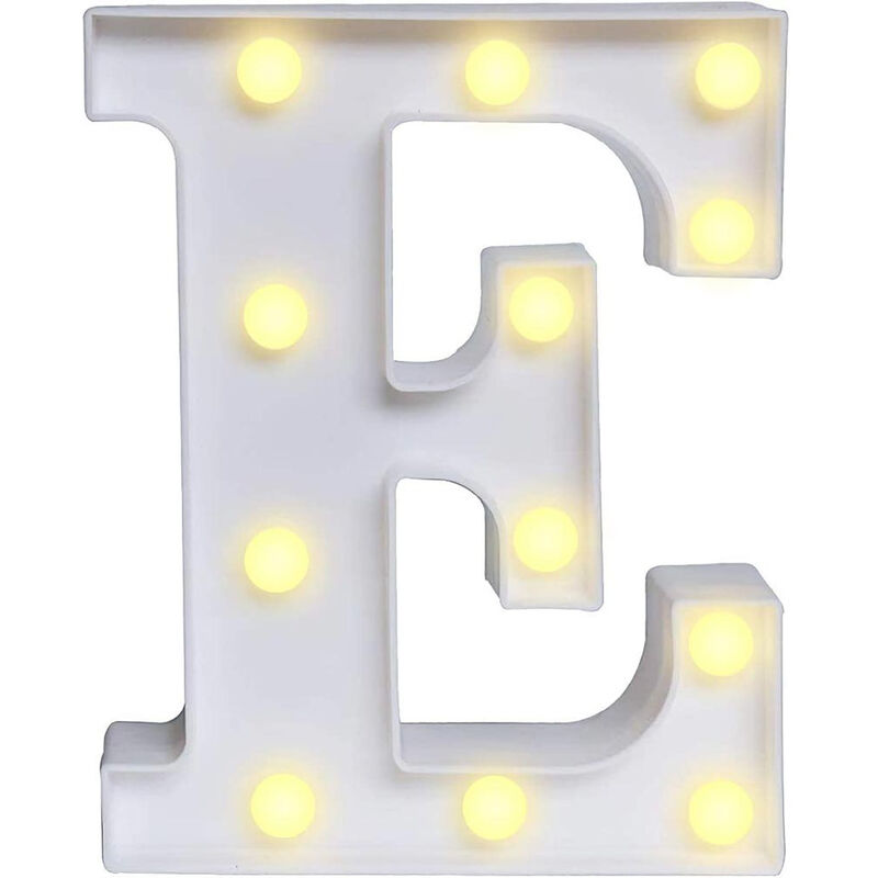 foto del prodotto vetrineinrete lettere luminose a led alfabeto e luminoso per decorazione casa compleanni nozze festa bar eventi luce calda