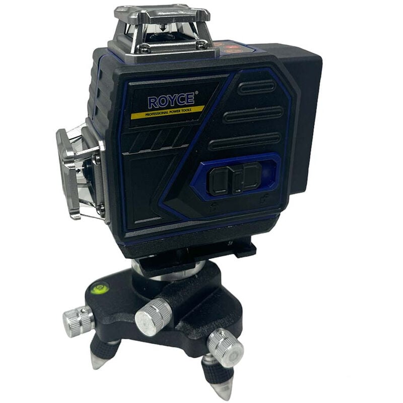 foto del prodotto vetrineinrete livella laser autolivellante 12 linee luce verde doppia batteria rotante 360 verticale e orizzontale strumento di misurazione con