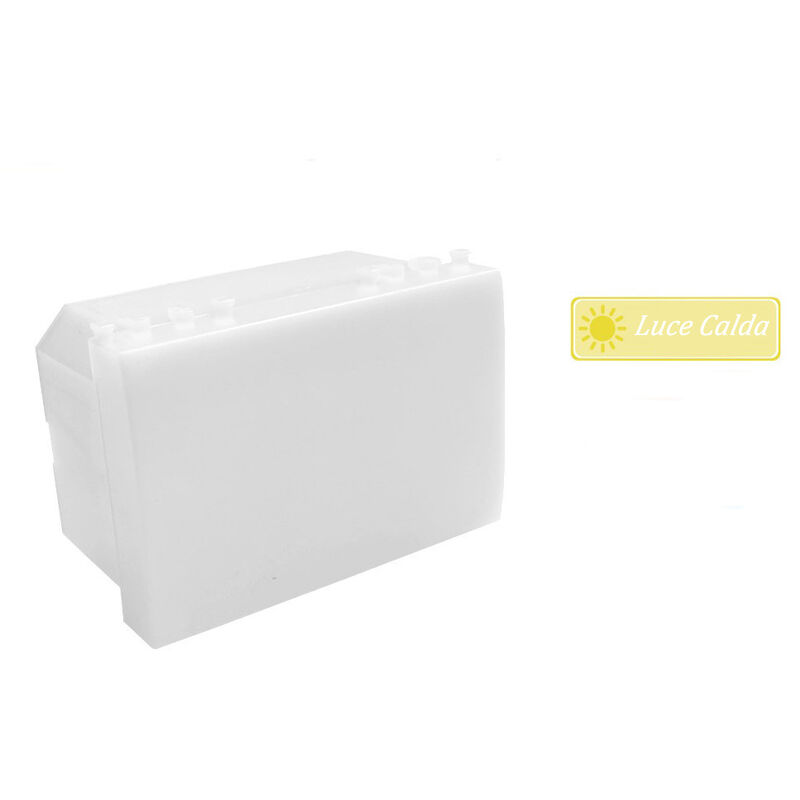 foto del prodotto vetrineinrete luce segnapasso a led per cassetta 503 compatibile con living light international air 5 watt luce calda 3000k ip65