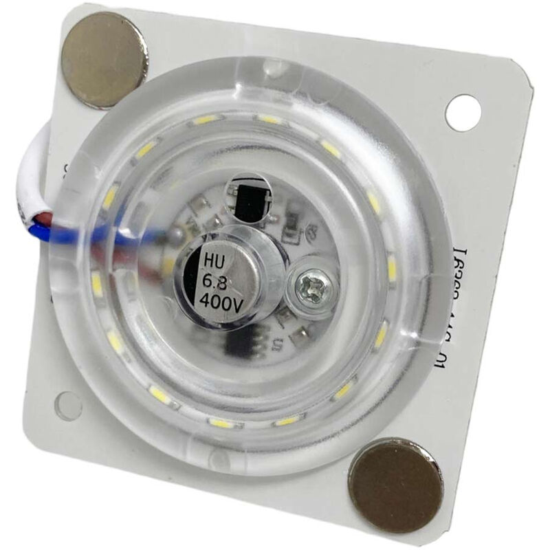 foto del prodotto vetrineinrete modulo led sottopensile 220v 14 led smd piastra con base calamitata 3000k pannello di ricambio per plafoniera neon