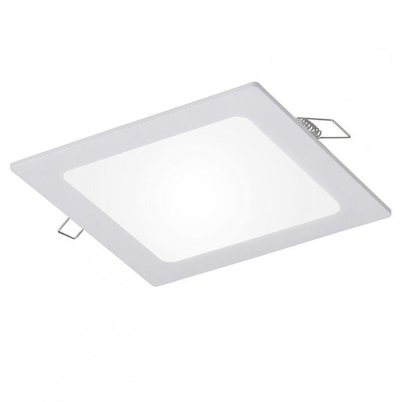 foto del prodotto vetrineinrete pannello led incasso quadrato slim plafoniera 24 watt cct tre colorazione di luce fredda calda naturale selezionabile