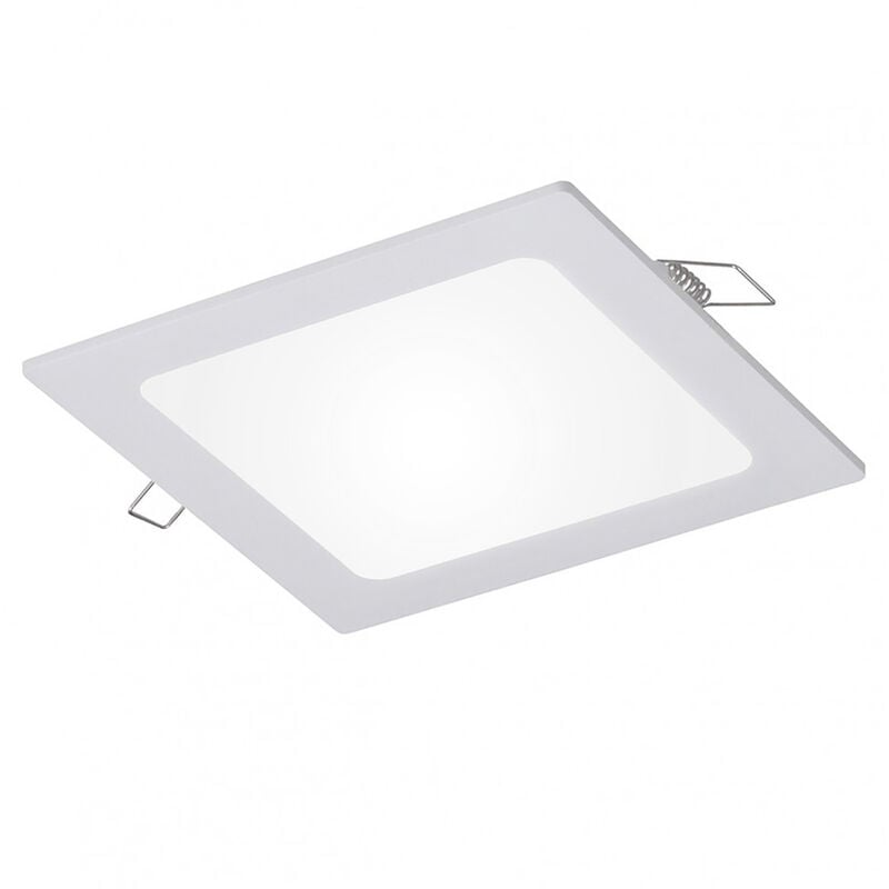 foto del prodotto vetrineinrete pannello led incasso quadrato slim plafoniera 3 watt cct tre colorazione di luce fredda calda naturale selezionabile