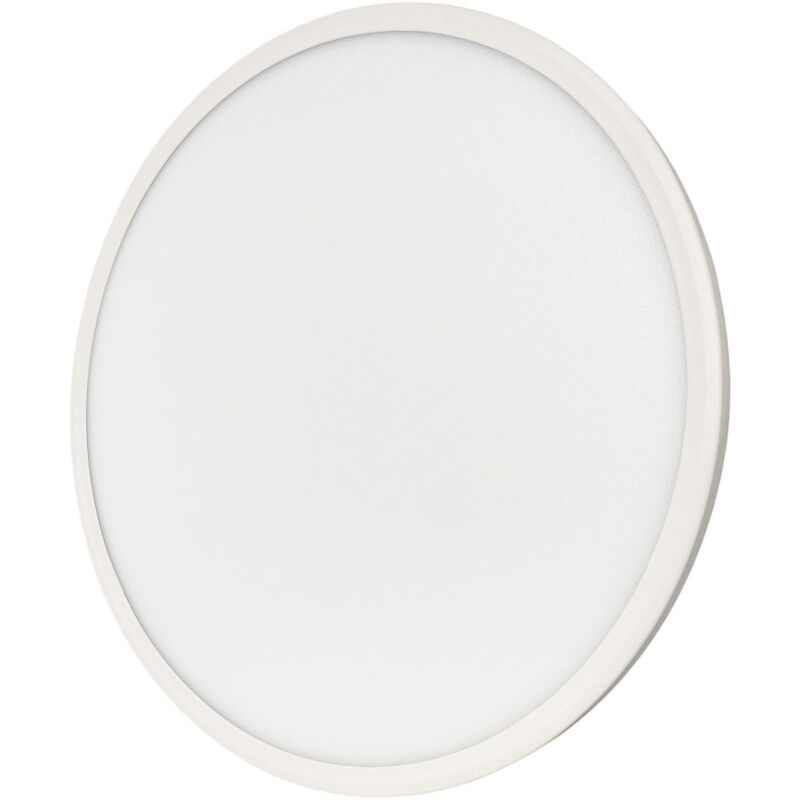 foto del prodotto vetrineinrete pannello led slim rotondo da incasso faretto con clip regolabile adatto per foro da 10 a 28 cm 40 watt illuminazione a luce calda